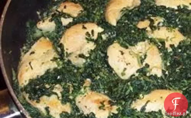 Kurczak w Curry ze szpinakiem