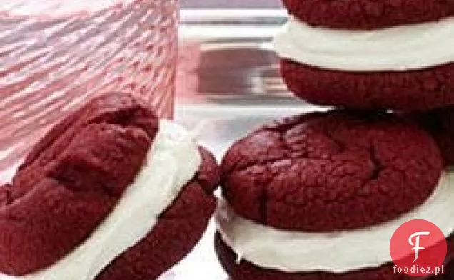 Ciasteczka Kanapkowe Red Velvet