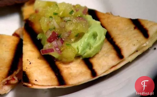 Homar - tosty czosnkowe Quesadillas z serem Brie 2