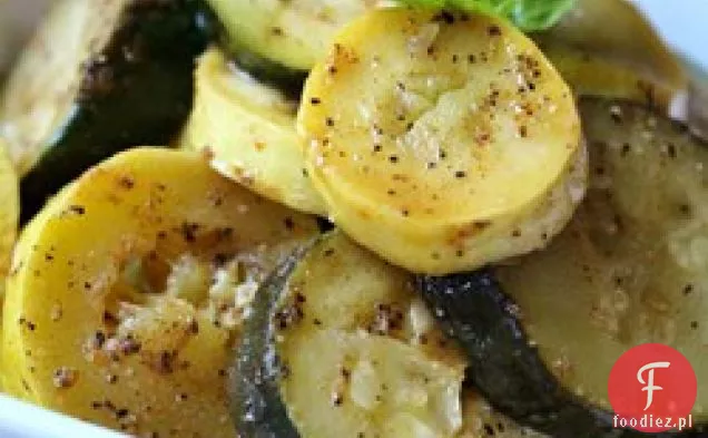 Grillowany Squash i cukinia