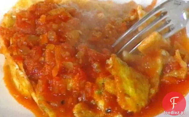 Sztuczne flaki w sosie pomidorowym: Trippa Finta al Pomodoro