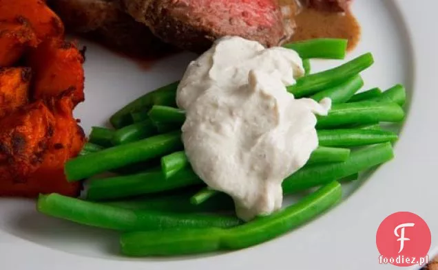 Fasolka Szparagowa W Sosie Tahini I Jogurcie
