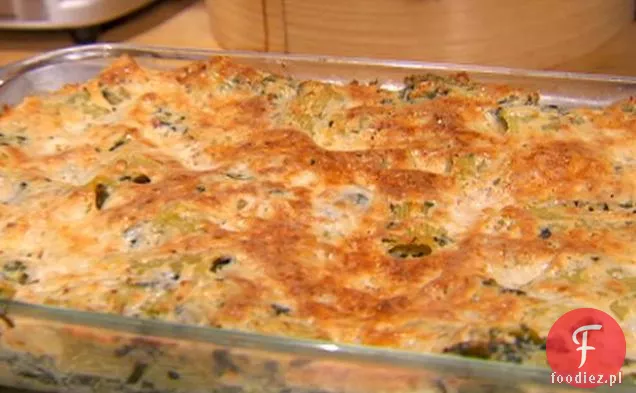 Zapiekana Ricotta i szpinak Rigatoni