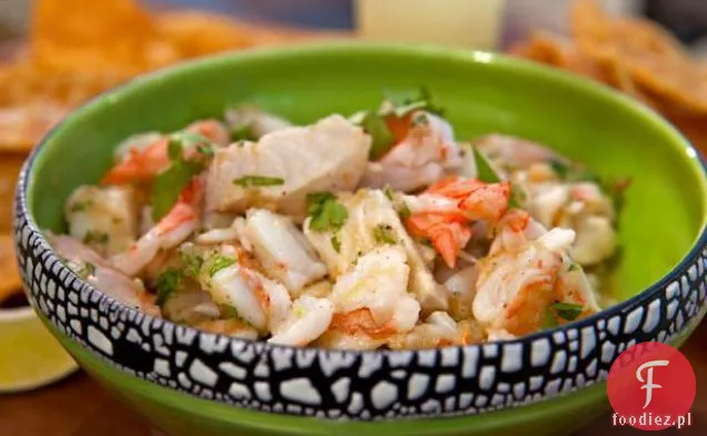 Krewetki i Mahi Mahi Citrus Ceviche