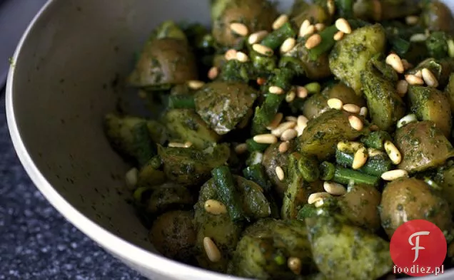 Sałatka Ziemniaczana Pesto Z Zieloną Fasolką