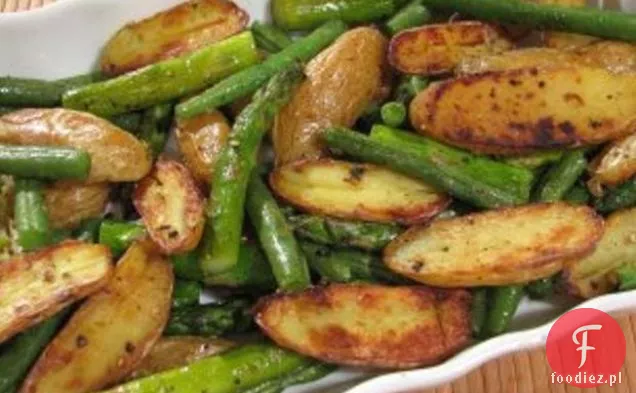 Pieczone Ziemniaki, Szparagi I Fasolka Szparagowa