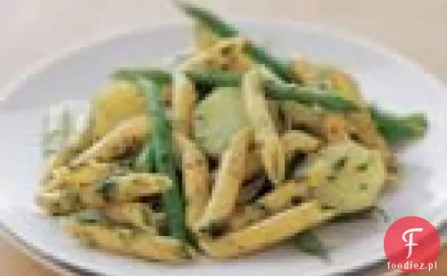 Penne Z Pesto, Ziemniakami I Zieloną Fasolką