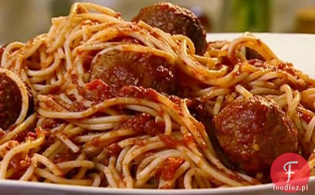 Spaghetti z klopsikami z indyka