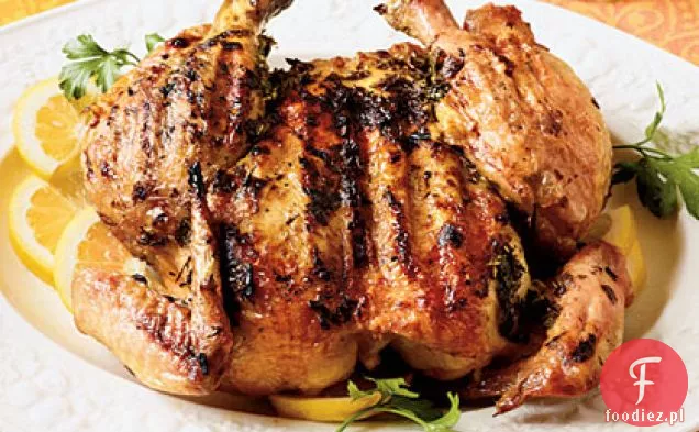 Kurczak pod patelnią