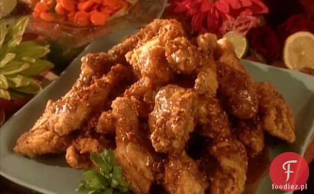 Gussie ' s Fried Chicken with Pecan - Honey Glaze