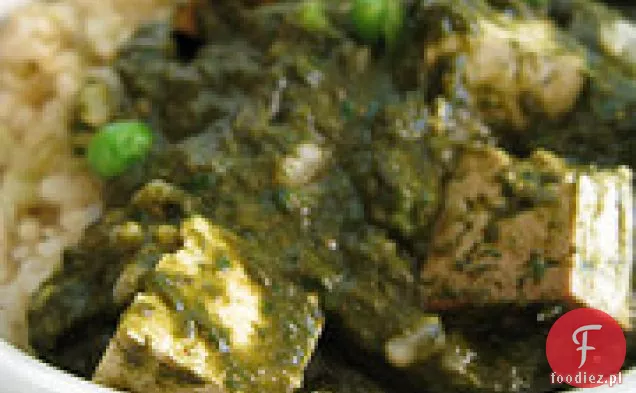 Wegańska Saag Paneer