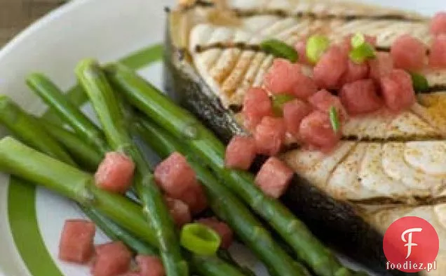 Halibut Z Arbuzową Salsą