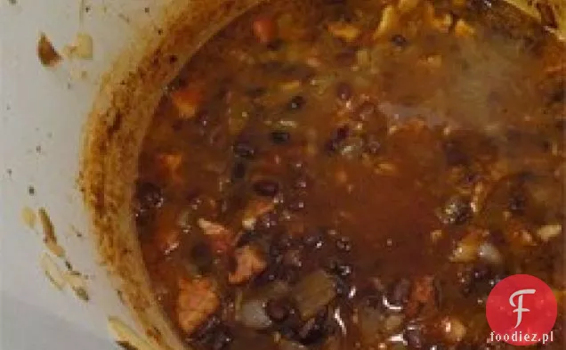 Szybka i łatwa zupa z Czarnej Fasoli
