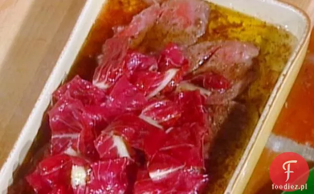Marynowana surowa polędwica z jabłkami: Carne Sala con Insalata di mele