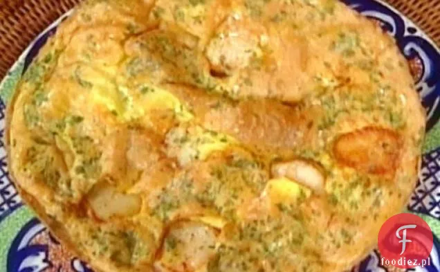 Frittata krewetkowa: Frittata coi Gamberetti