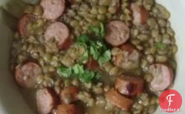 Kiełbasa i soczewica