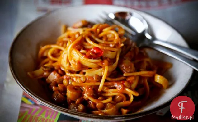 Wegetariańskie Spaghetti Bolognese