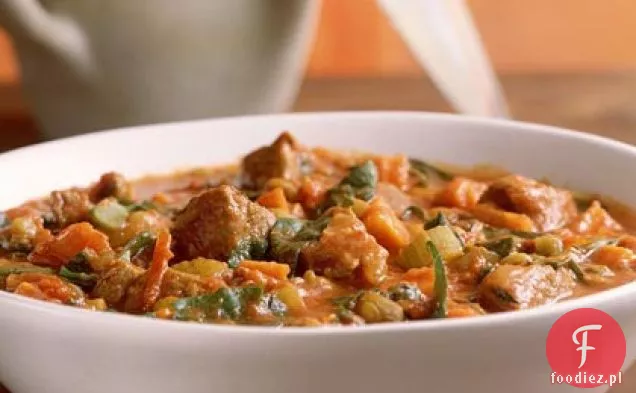 Curry gulasz z jagnięciny i soczewicy