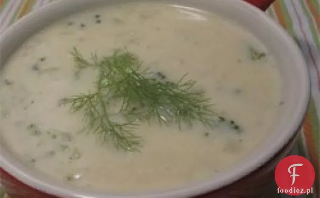 Zupa z Goudy i brokułów