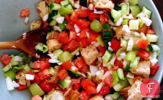 Sałatka Z Soczewicy Z Chorizo I Chipsami Jamon