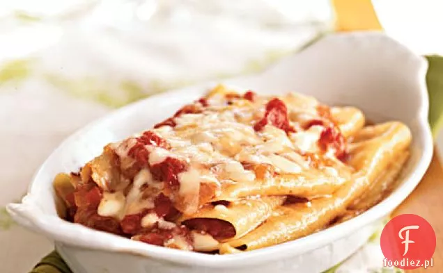 Semolina lasagne z pikantnym Amatriciana