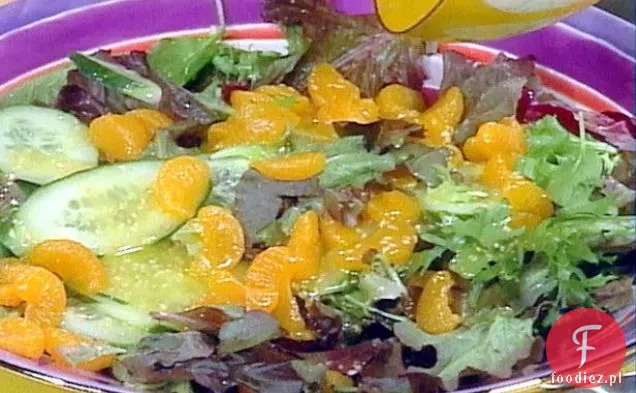 Mieszana Sałatka Baby Greens z mandarynkami