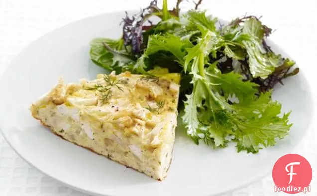 Frittata z fety i kalafiora