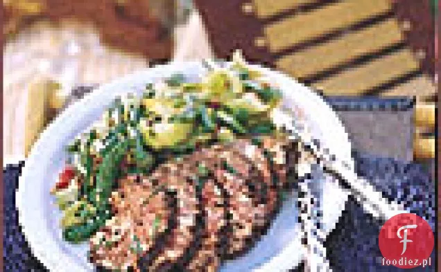Polędwica wołowa glazurowana z warzywami Curry