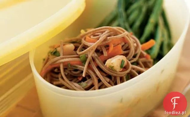 Makaron Soba z krewetkami