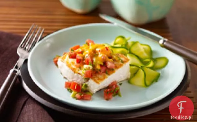 Patelnia Salsa Halibut