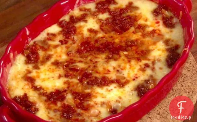 Zapiekany ser z Chorizo