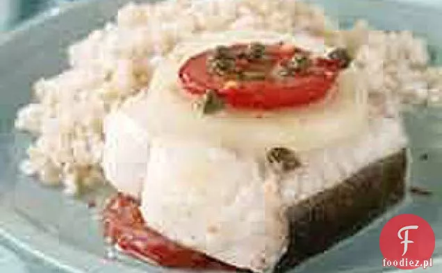 Halibut Pieczony Śródziemnomorski