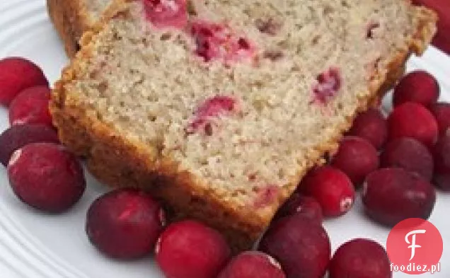 Chleb Bananowy Żurawinowy