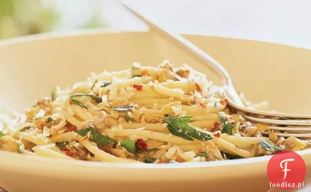 Spaghetti z sosem z białych Małży