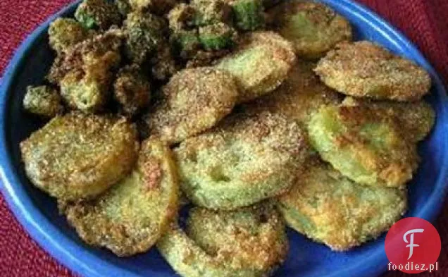 Smażone Zielone Pomidory I Smażona Okra
