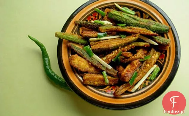Chrupiąca Smażona Okra