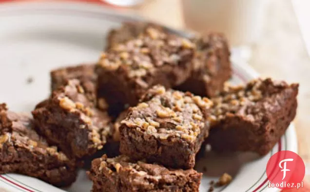 Fudgy Mocha-Toffi Brownies