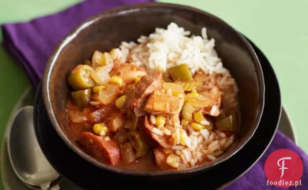 Zupa Z Kurczaka Cajun I Andouille