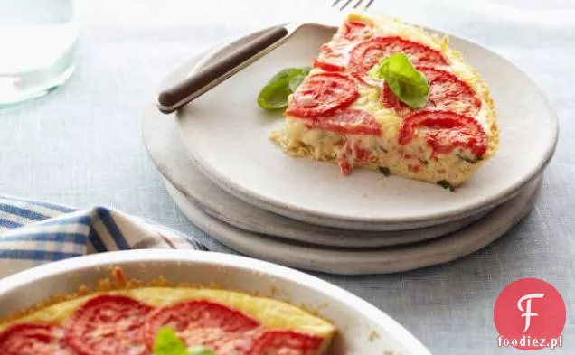 Crustless Caprese Quiche