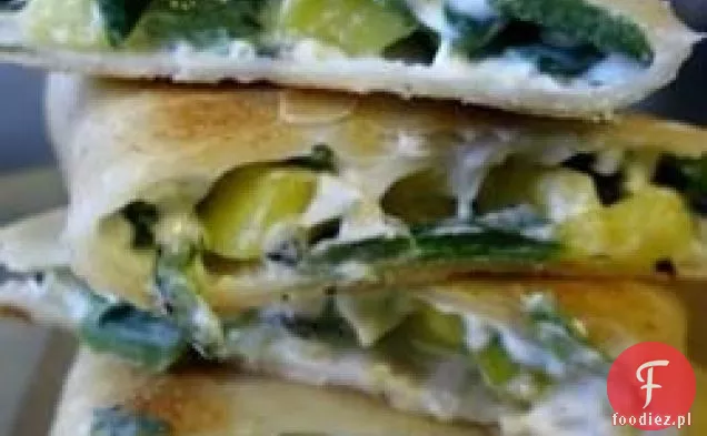 Grillowany pieprz Poblano i mango Quesadillas