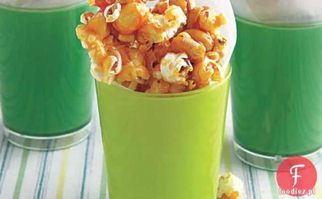Karmelowy Popcorn i orzeszki ziemne