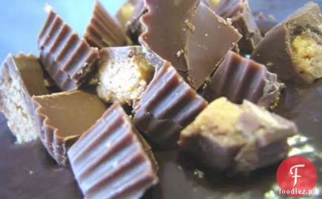 Layered Reeces Peanut Butter Cake