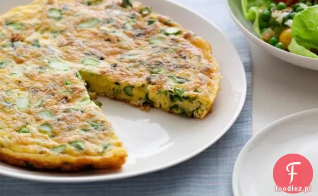 Frittata ze szparagami i serem Jack