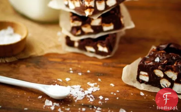 Solone czekoladowo-orzechowe placki Marshmallow