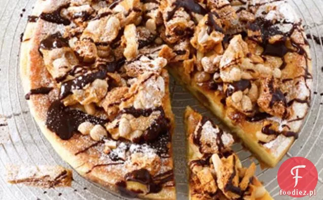 Peanut Honeycomb Pieczony Sernik Mascarpone