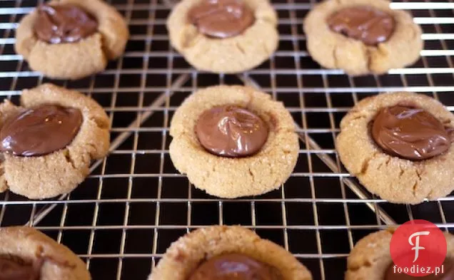 Masło orzechowe-nutella Thumbprint Cookies
