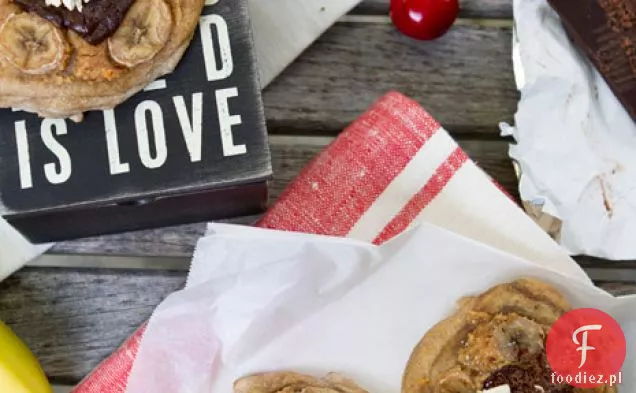 Czekolada Masło Orzechowe Banan Pizze