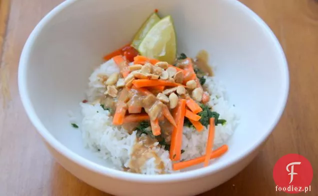 Peanut Rice Bowl For One