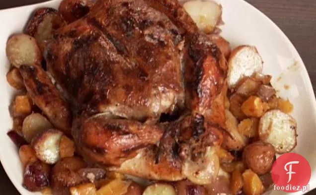 Garam Masala Kurczak z pieczonymi warzywami