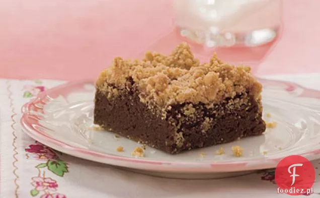 Masło Orzechowe Streusel Brownies